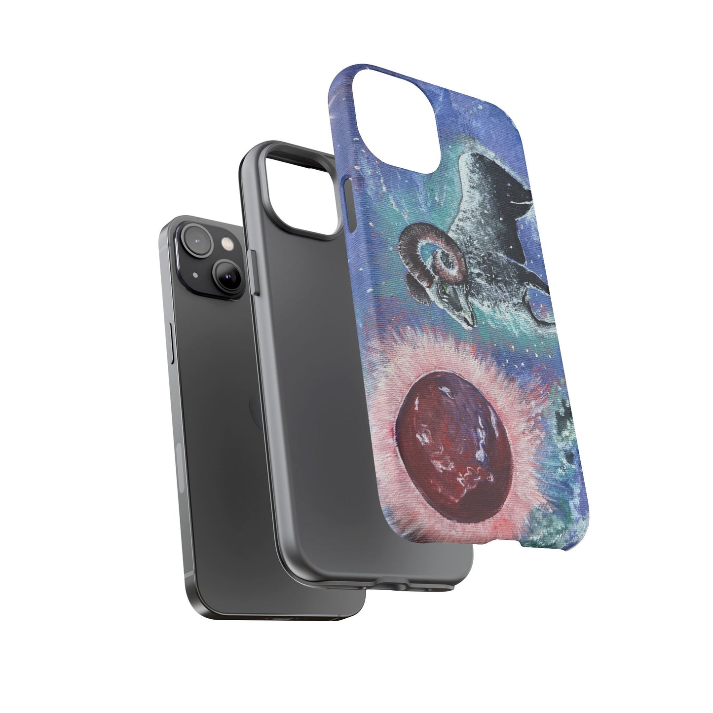 Tough Phone Case Aries Design by Dive Up