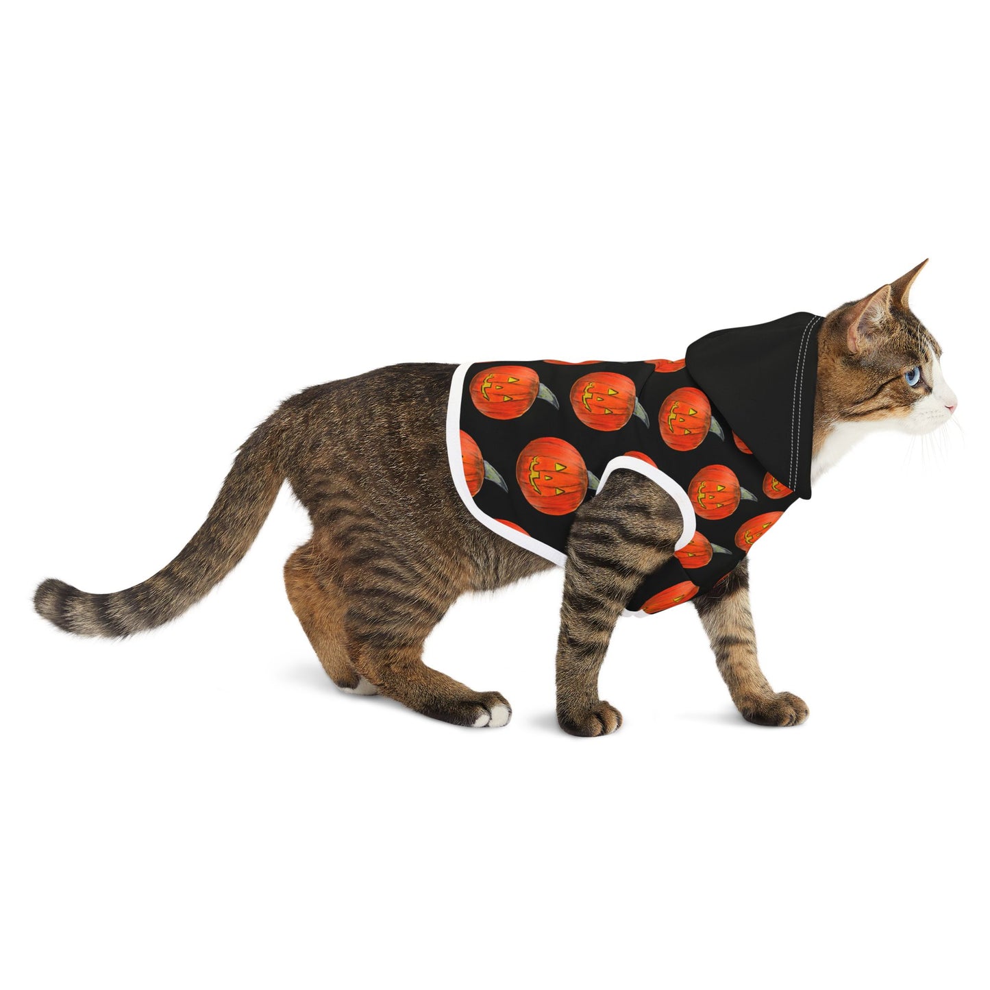 Halloween Pet Hoodie, Pumpkin Dog Outfit, Cozy Dog Apparel, Holiday Pet Wear, Autumn Dog Clothing