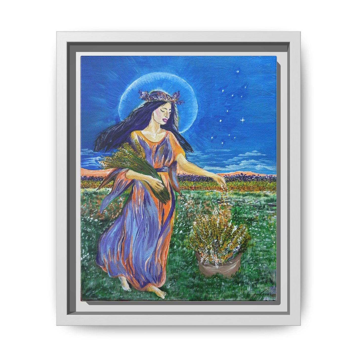 Virgo Zodiac Sign - Canvas Print