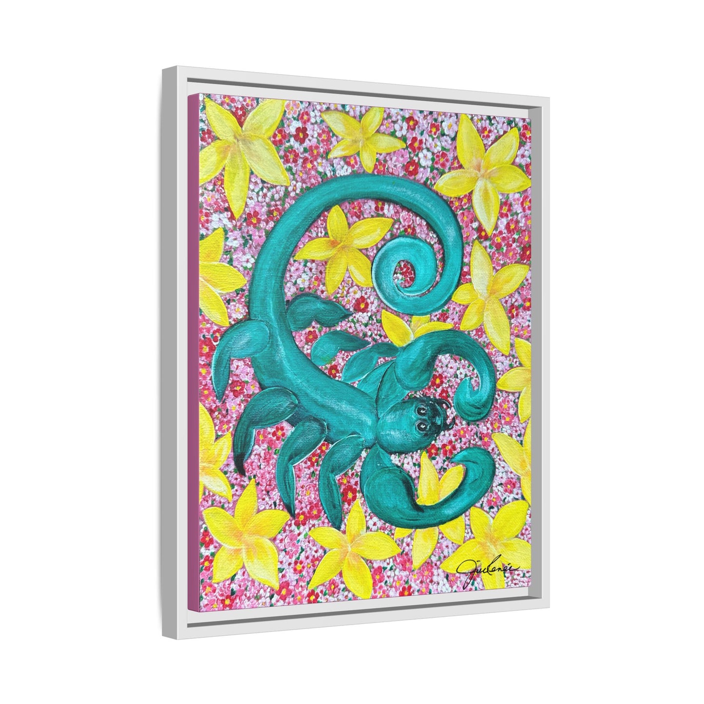 Canvas Print, Scorpio Framed Wall Art - Rebirth in Bloom, Astrology Home Decor, Scorpio Gift, Zodiac Sign Art, Truth and Transformation