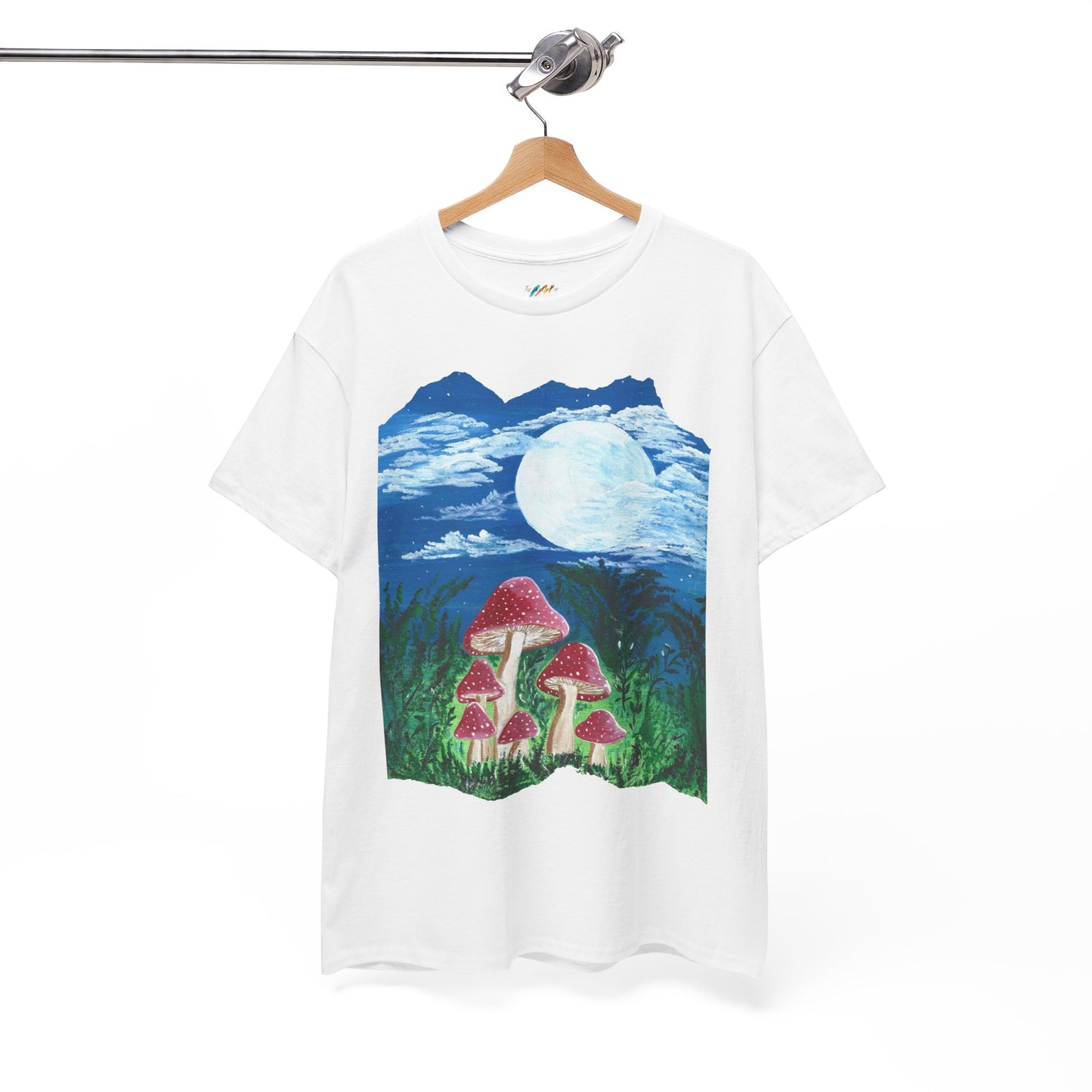 Magically Moonlit Mushrooms - T-Shirt