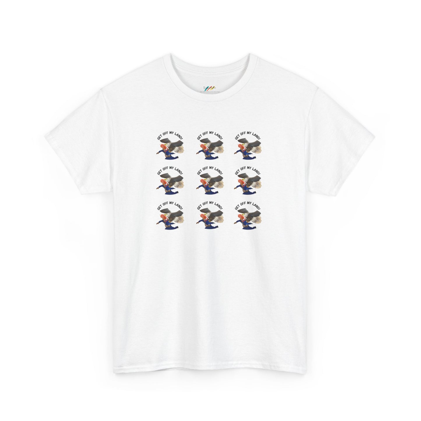 Resist Unisex Heavy Cotton Tee, Protest Graphic Shirt, Political Activist Clothing,  Statement T-Shirt - Get Off My Land