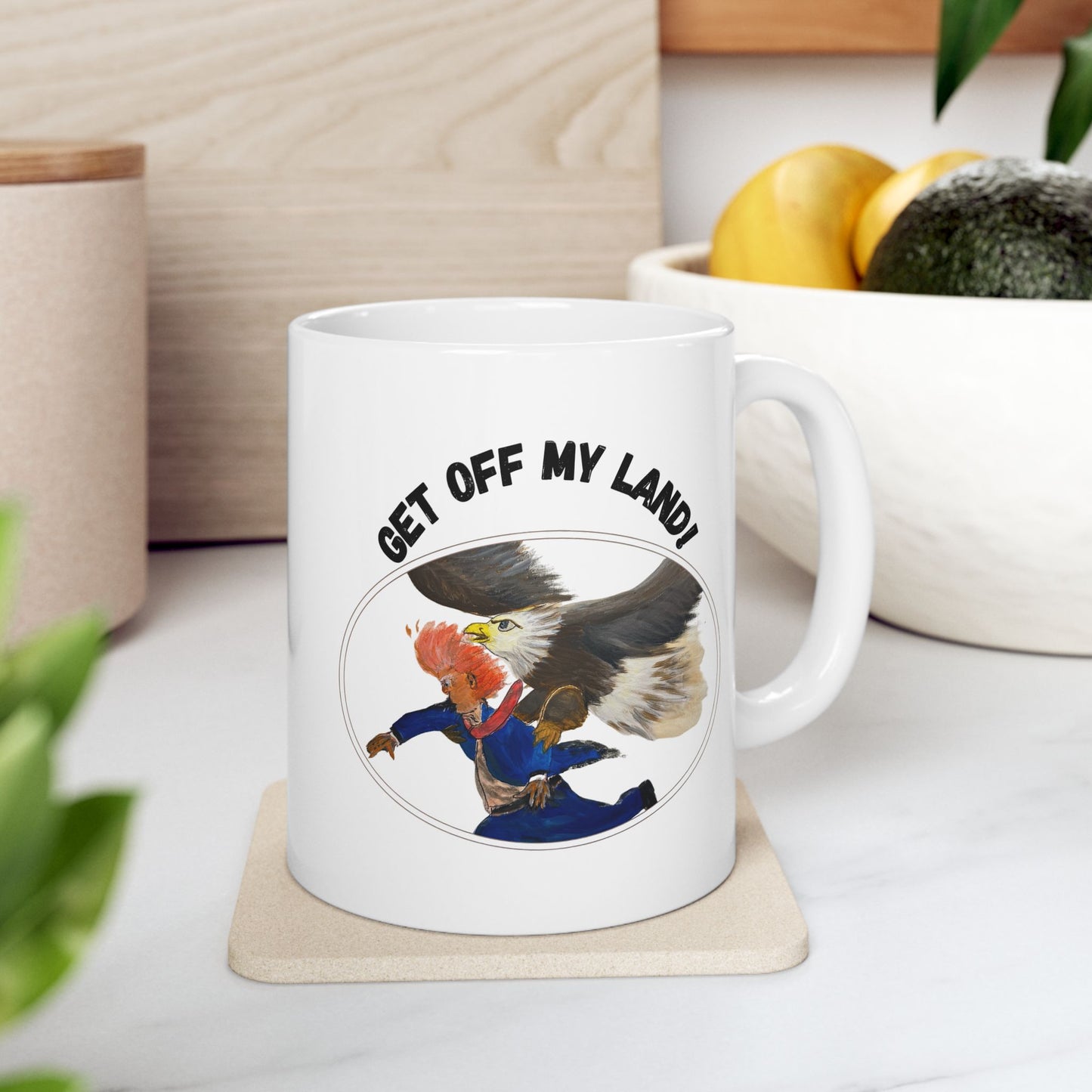 Ceramic Mug - Get Off My Land