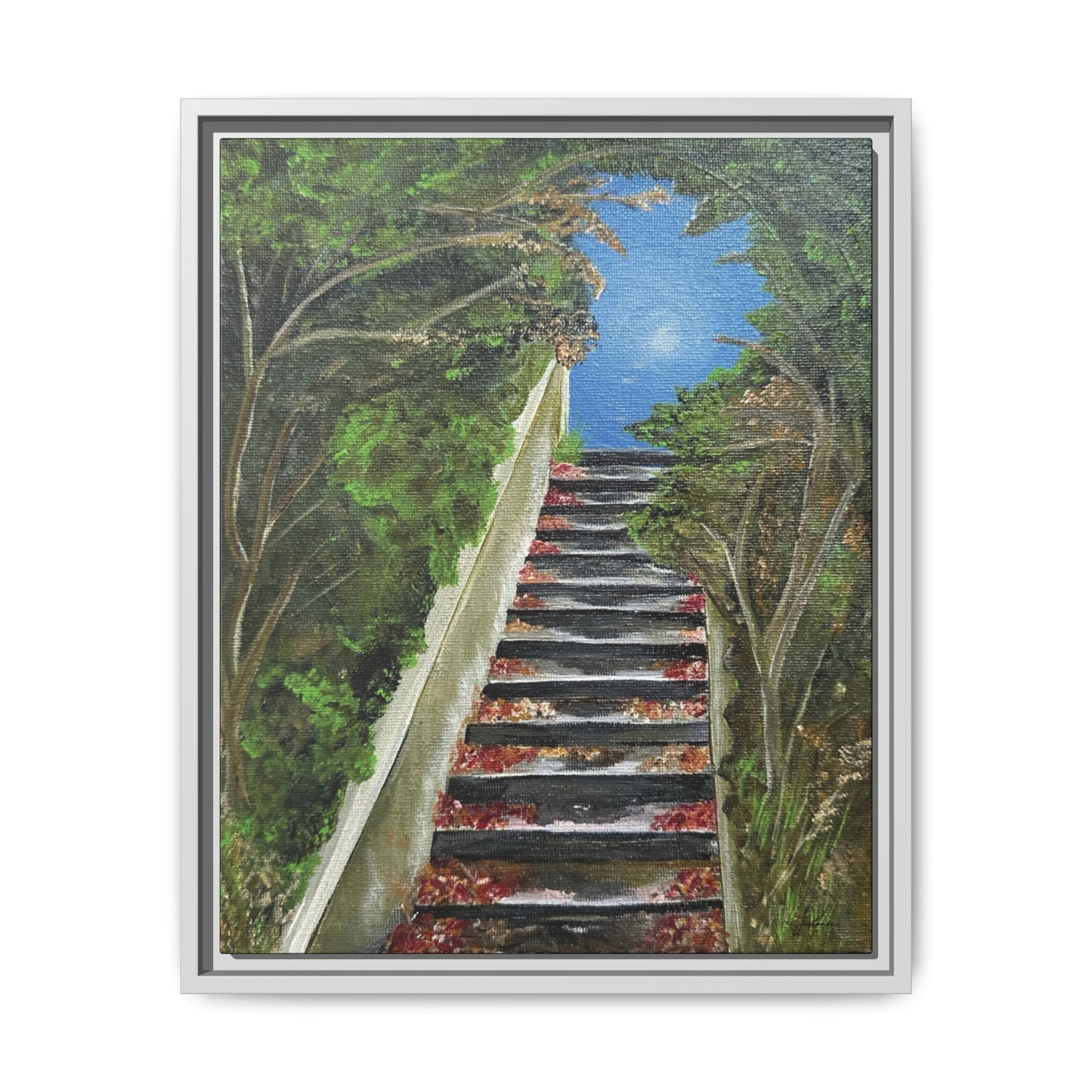 Path from the Sea -  Acrylic Art, Wall Decor, Ocean Theme Gift, Matte Artwork