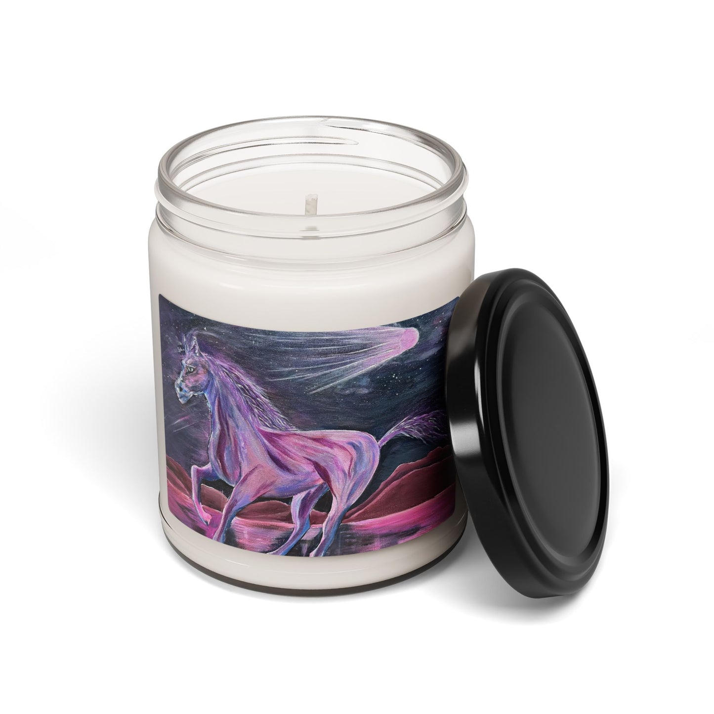 Fire Horse Cosmic Candle 9oz Soy Wax Candle | Jill Renee Artwork