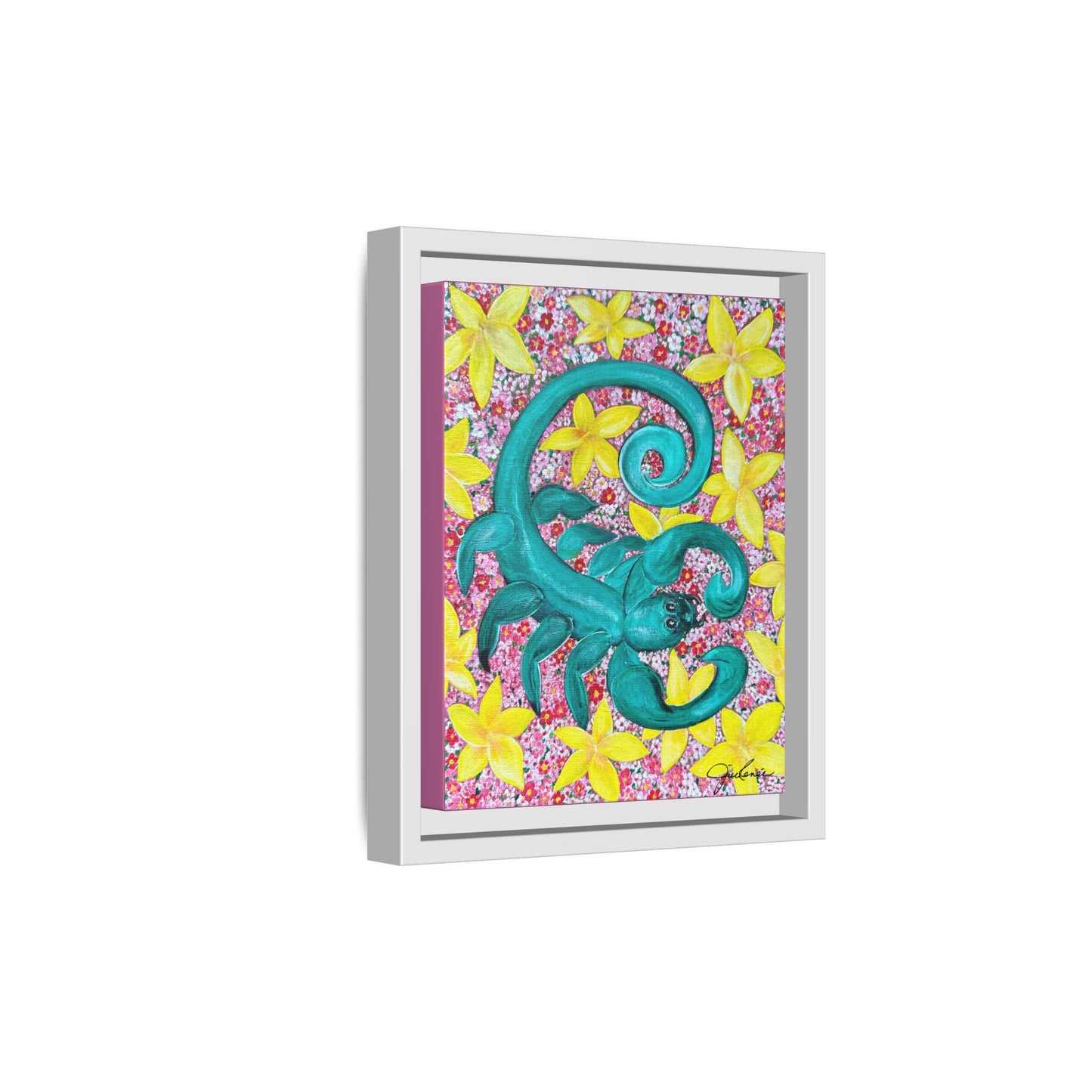 Canvas Print, Scorpio Framed Wall Art - Rebirth in Bloom, Astrology Home Decor, Scorpio Gift, Zodiac Sign Art, Truth and Transformation