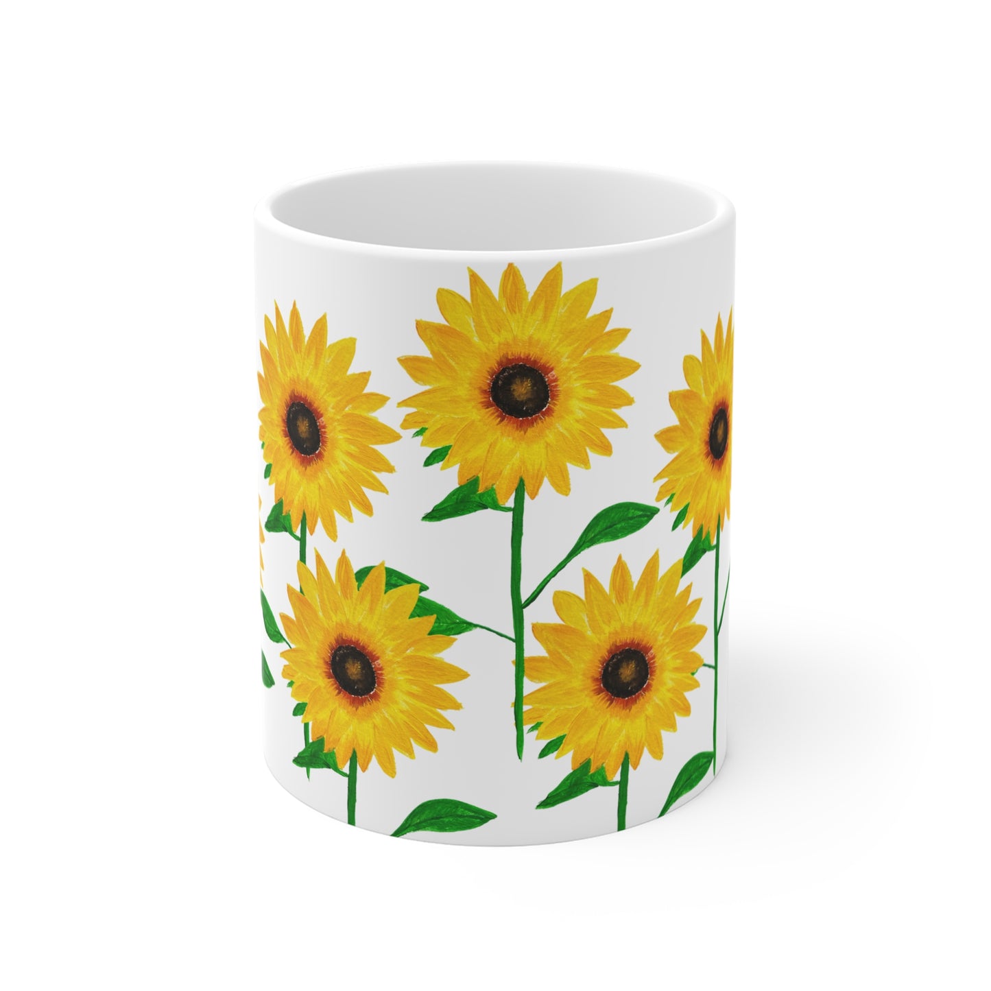 Sunflowers in Abundance - Mug 11 oz