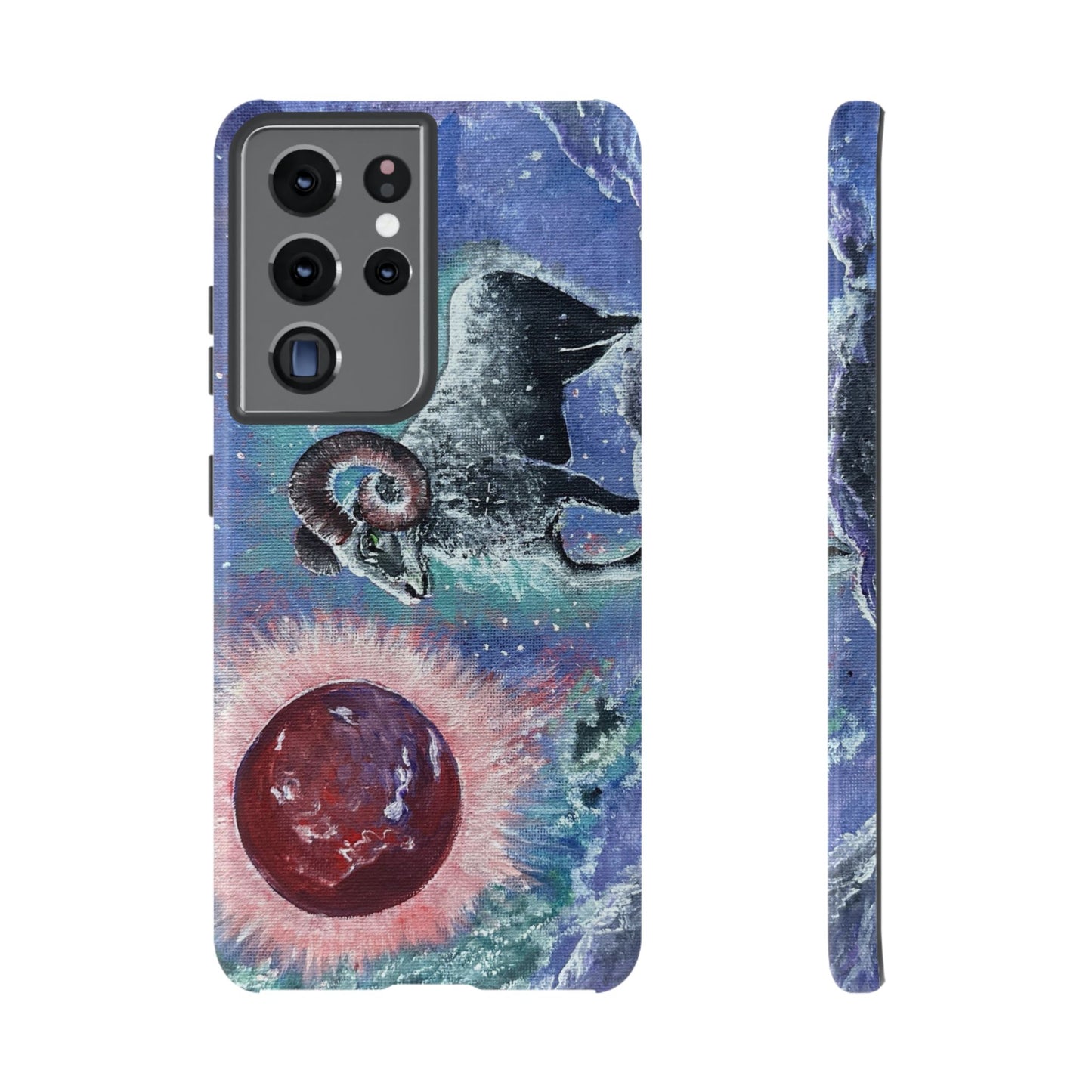 Tough Phone Case Aries Design by Dive Up