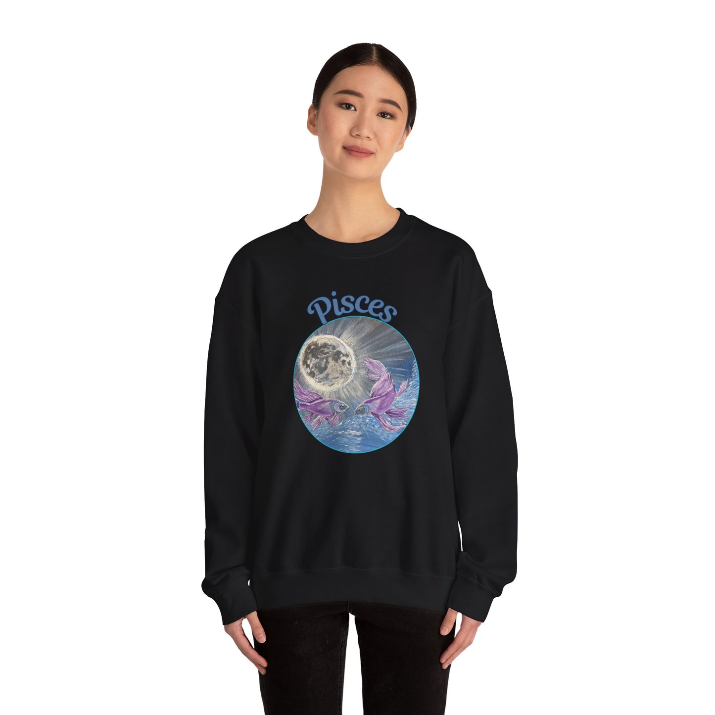 Pisces Crewneck - Sweatshirt Inspirational and Colorful