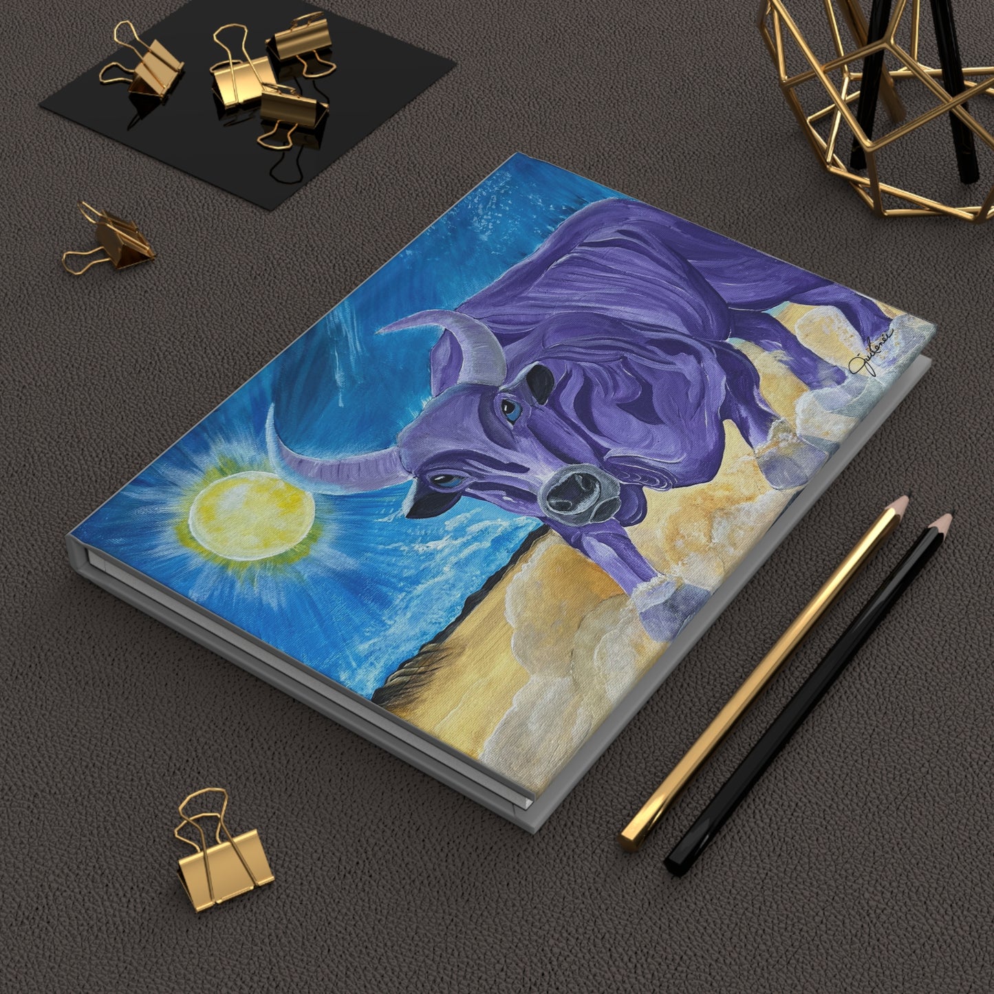 Hardcover Journal Taurus Custom Designed