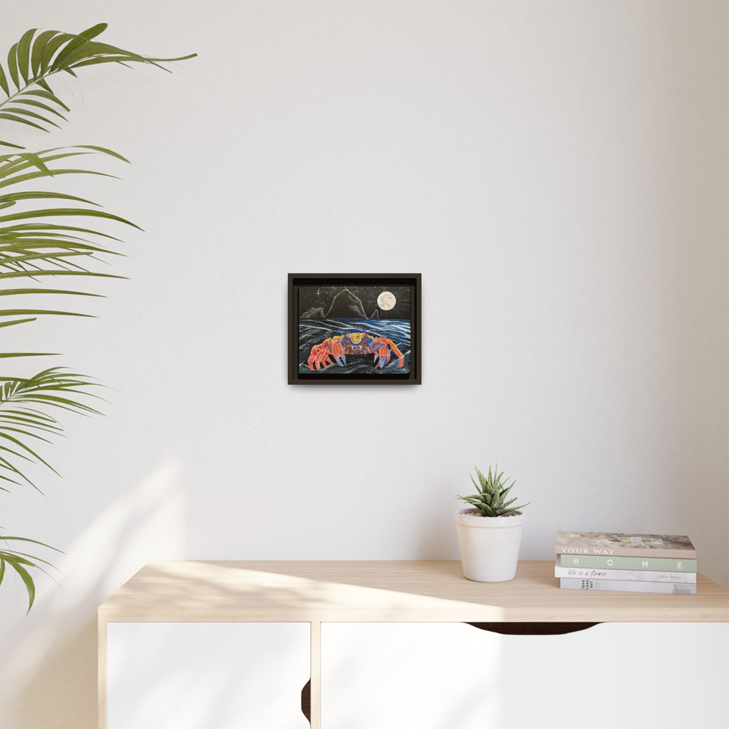 For the Love of Cancer - Zodiac inspired Framed Canvas Print