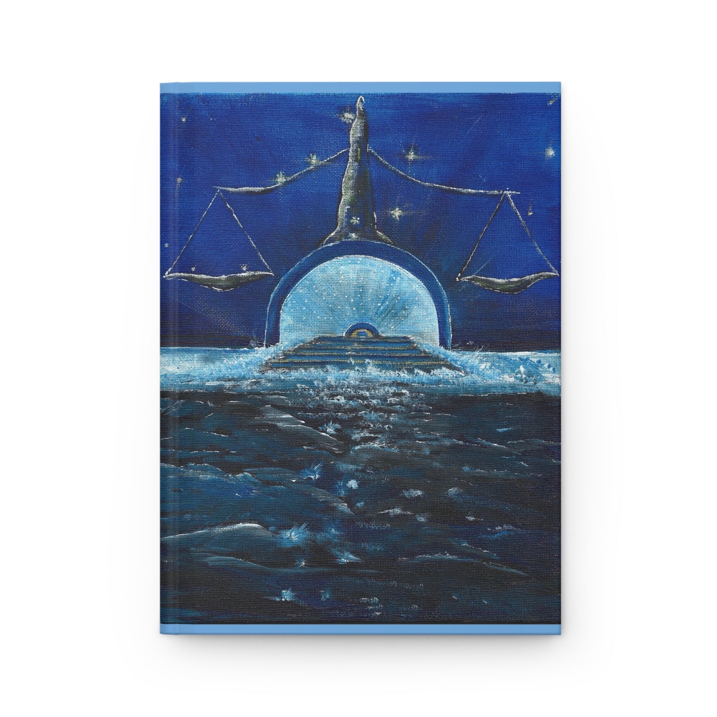 Libra Hardcover Journal, balance through truth and understanding - Zodiac Notebook, Astrology Diary, Constellation Planner