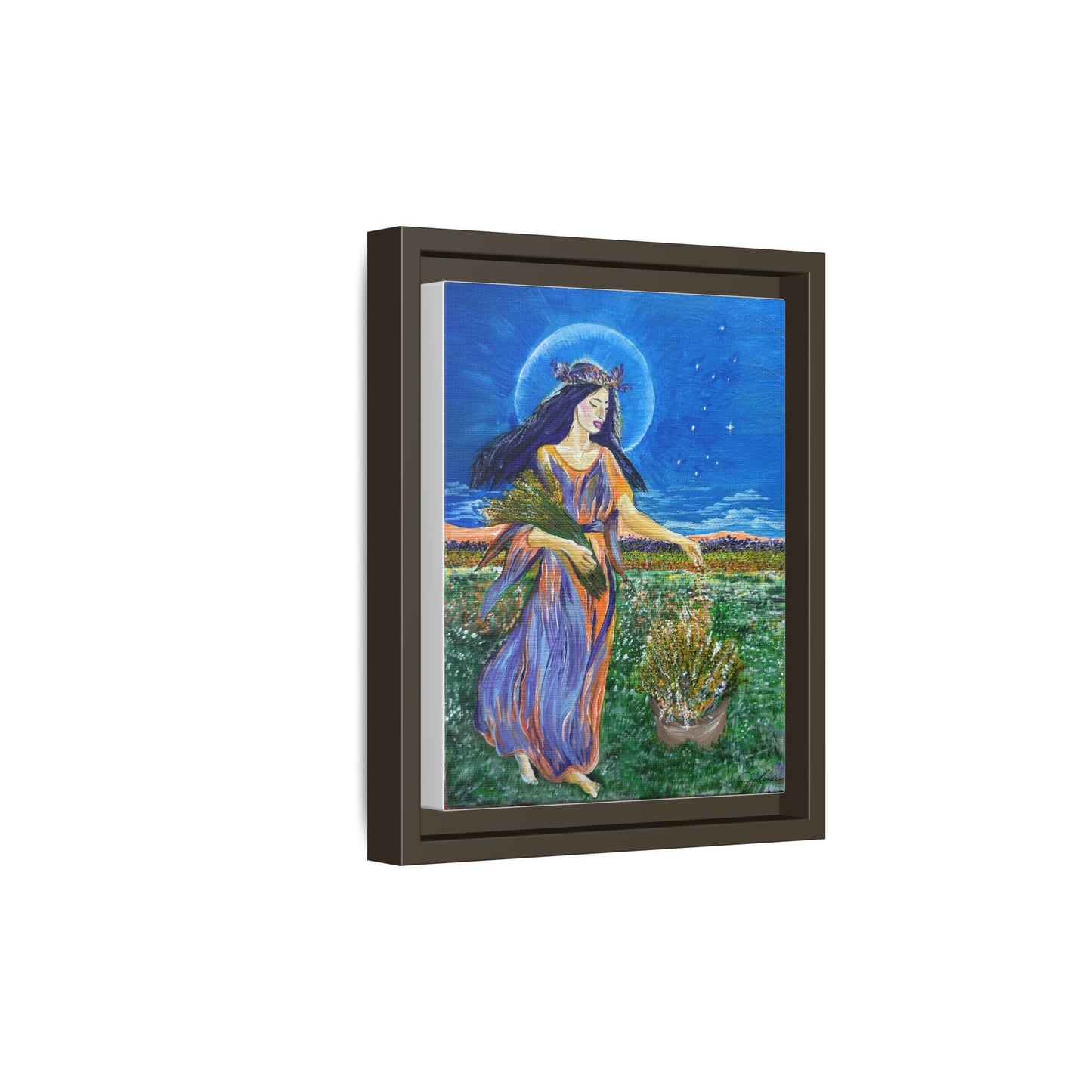 Virgo Zodiac Sign - Canvas Print