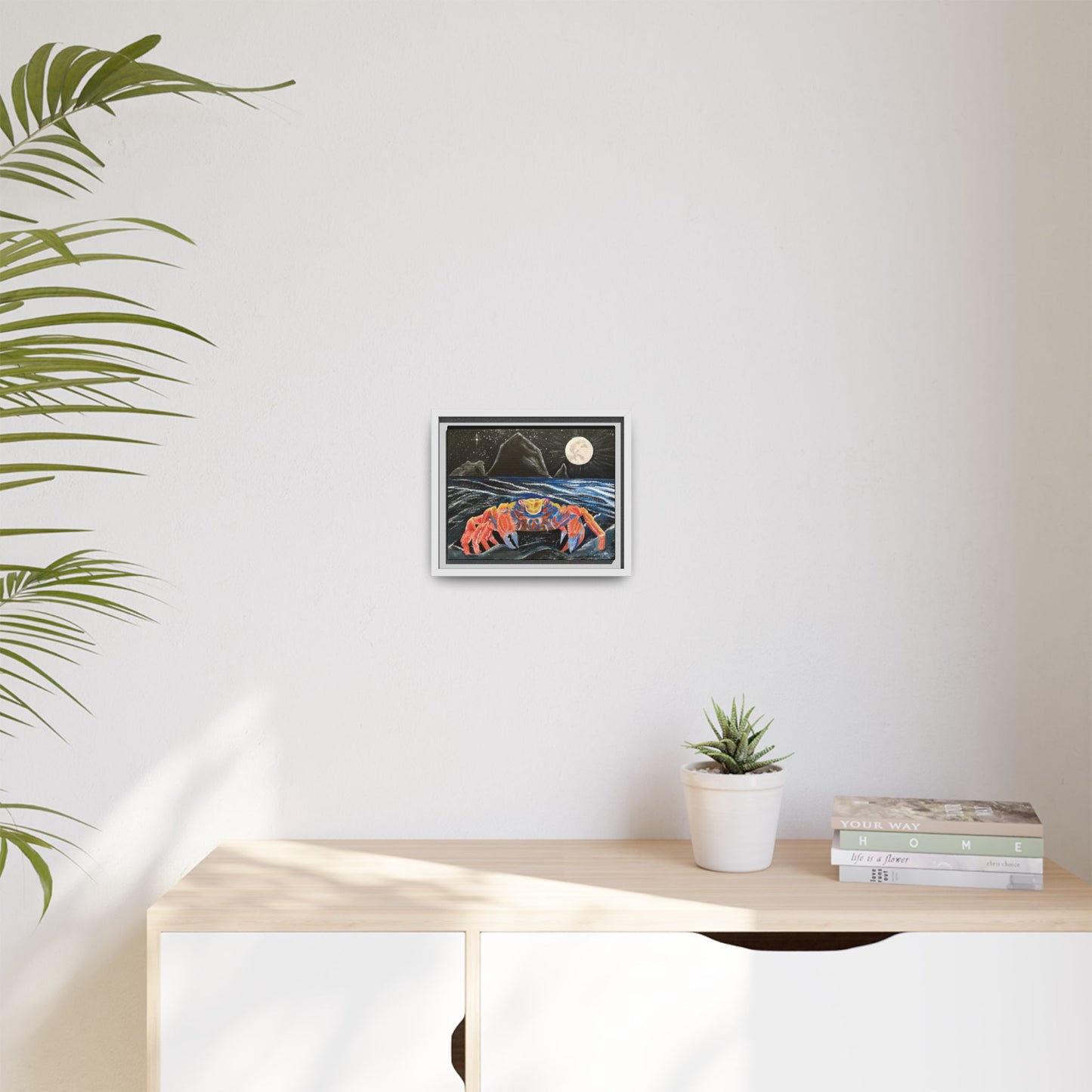 For the Love of Cancer - Zodiac inspired Framed Canvas Print