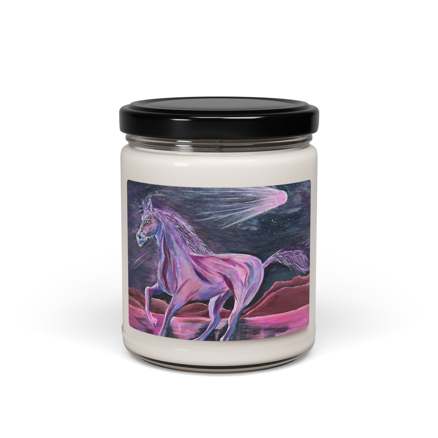 Fire Horse Cosmic Candle 9oz Soy Wax Candle | Jill Renee Artwork