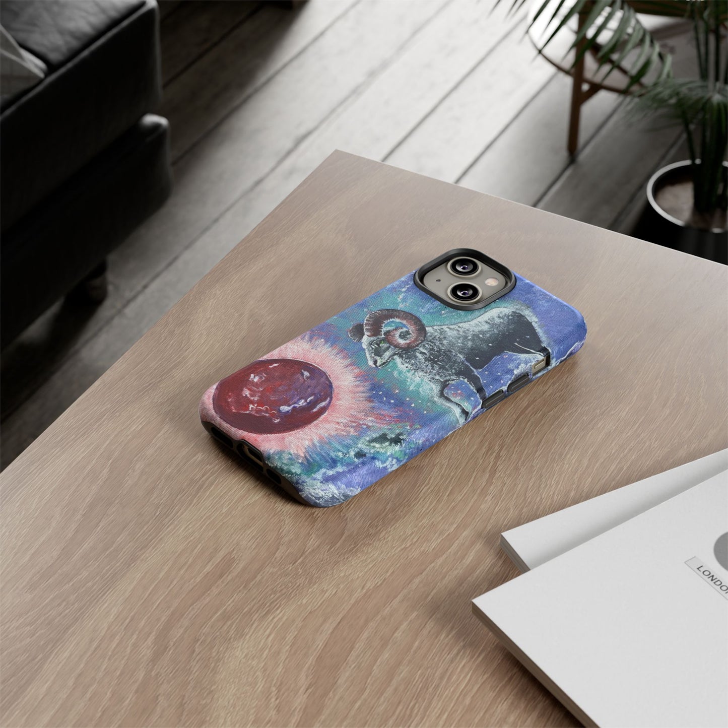 Tough Phone Case Aries Design by Dive Up