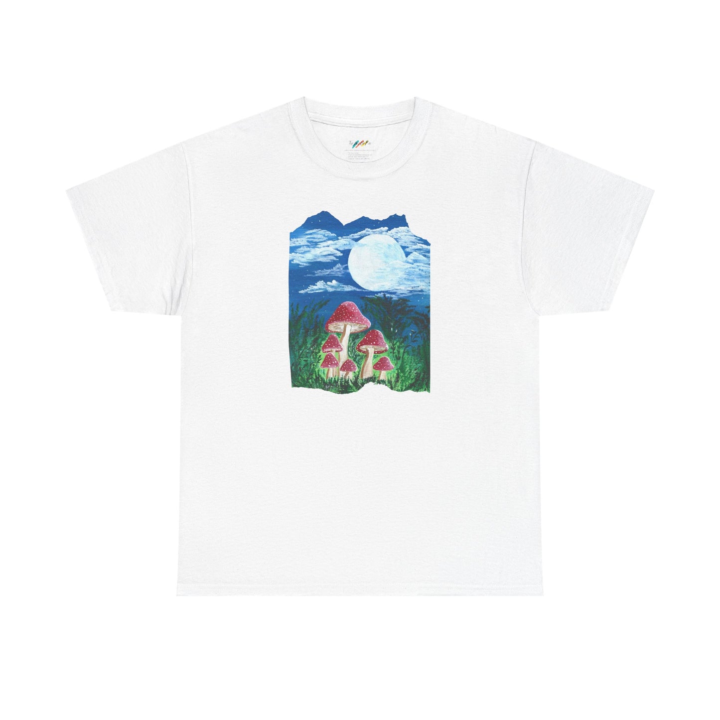 Magically Moonlit Mushrooms - T-Shirt