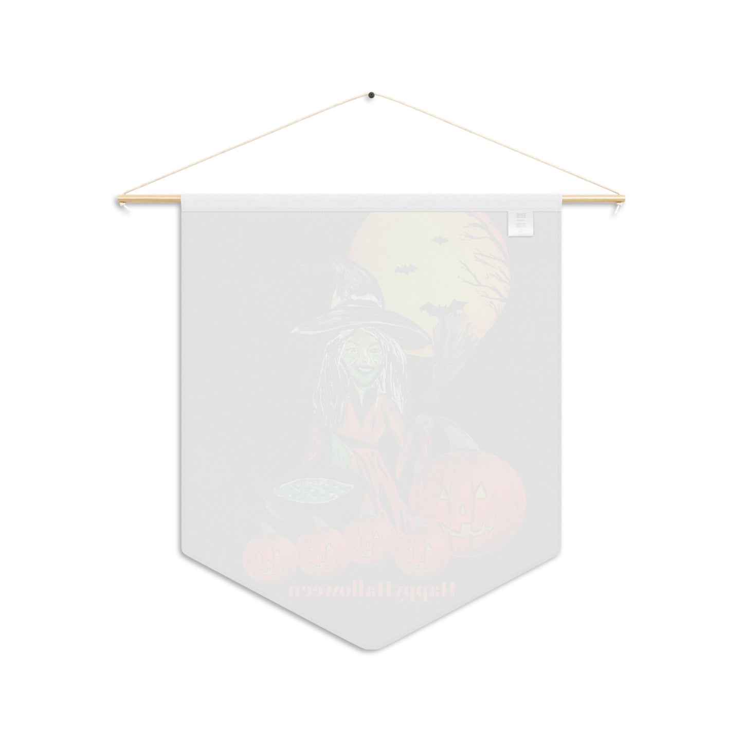 Pennant Banner, Halloween Witch Fall Decor, Spooky Wall Hanging, Autumn Celebration, Halloween Party Decoration - Halloween Banner, Fall