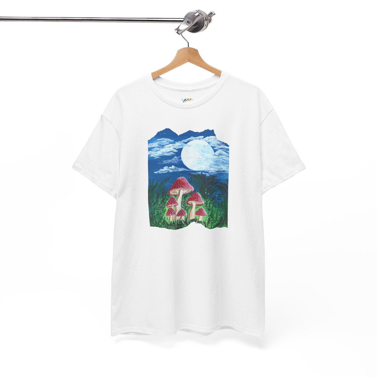 Magically Moonlit Mushrooms - T-Shirt
