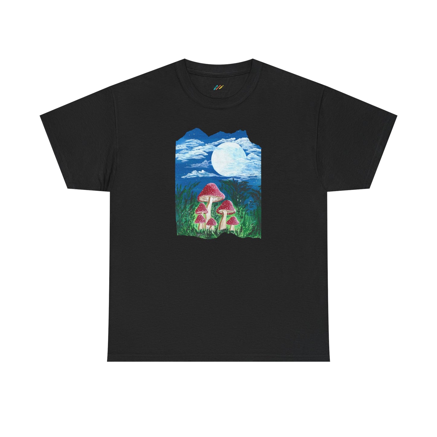 Magically Moonlit Mushrooms - T-Shirt