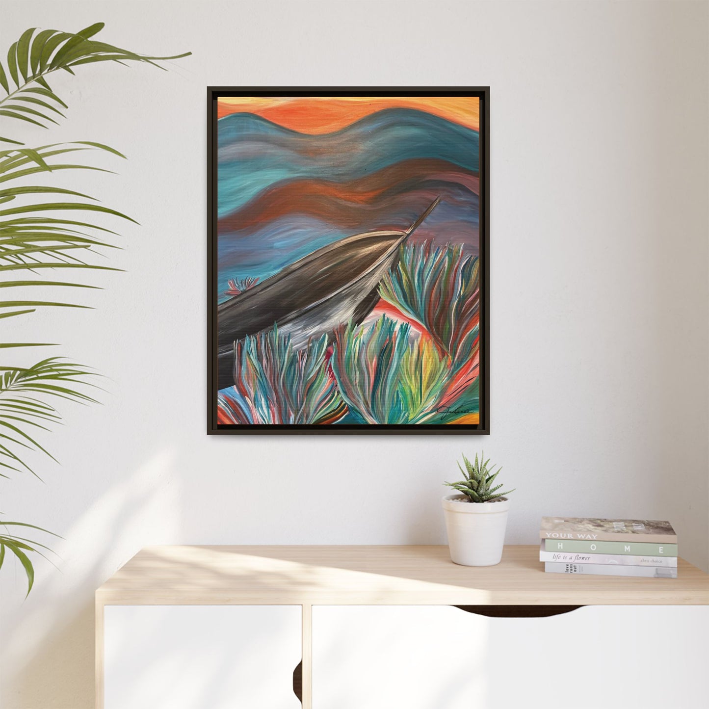 'Turn Your Pain Into Power' Canvas Print