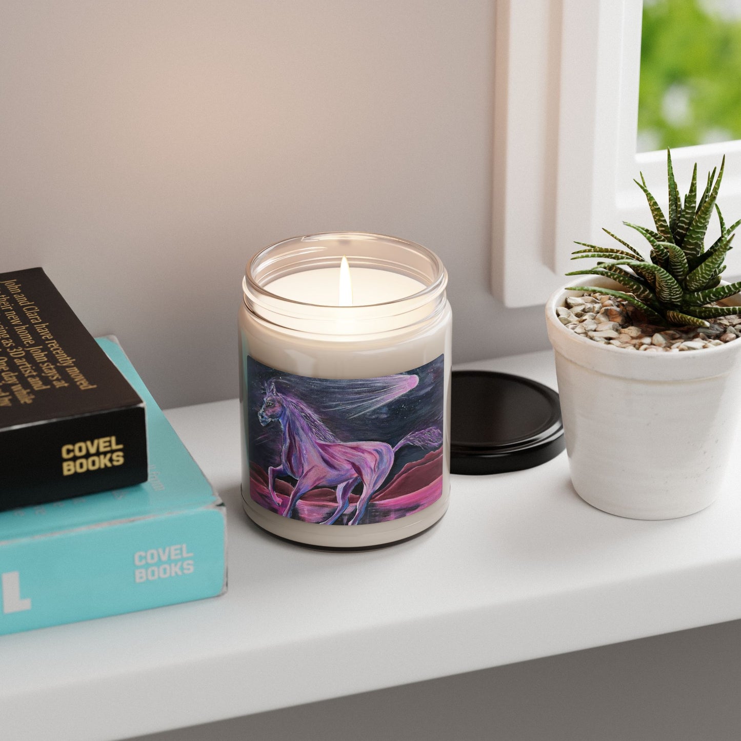 Fire Horse Cosmic Candle 9oz Soy Wax Candle | Jill Renee Artwork