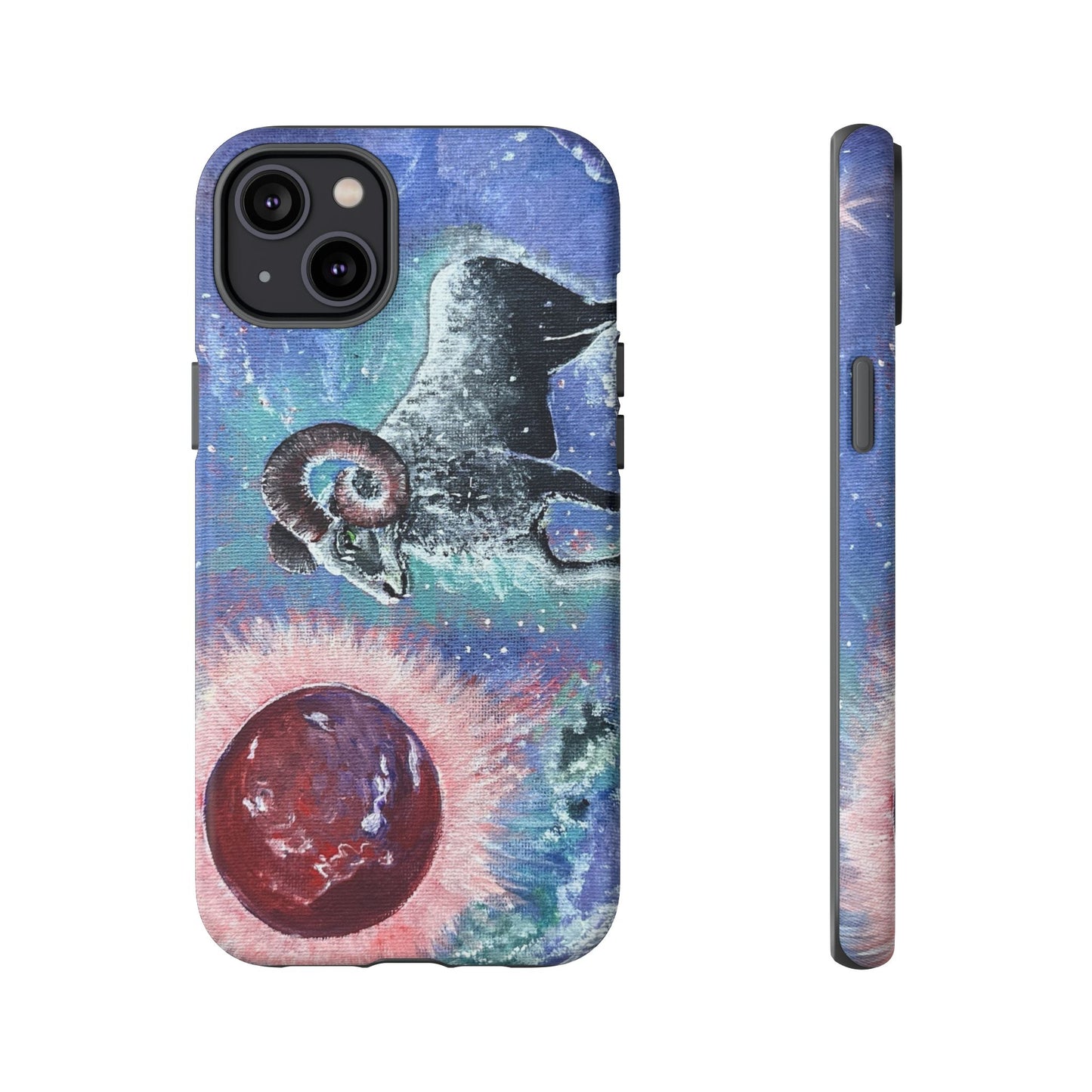 Tough Phone Case Aries Design by Dive Up