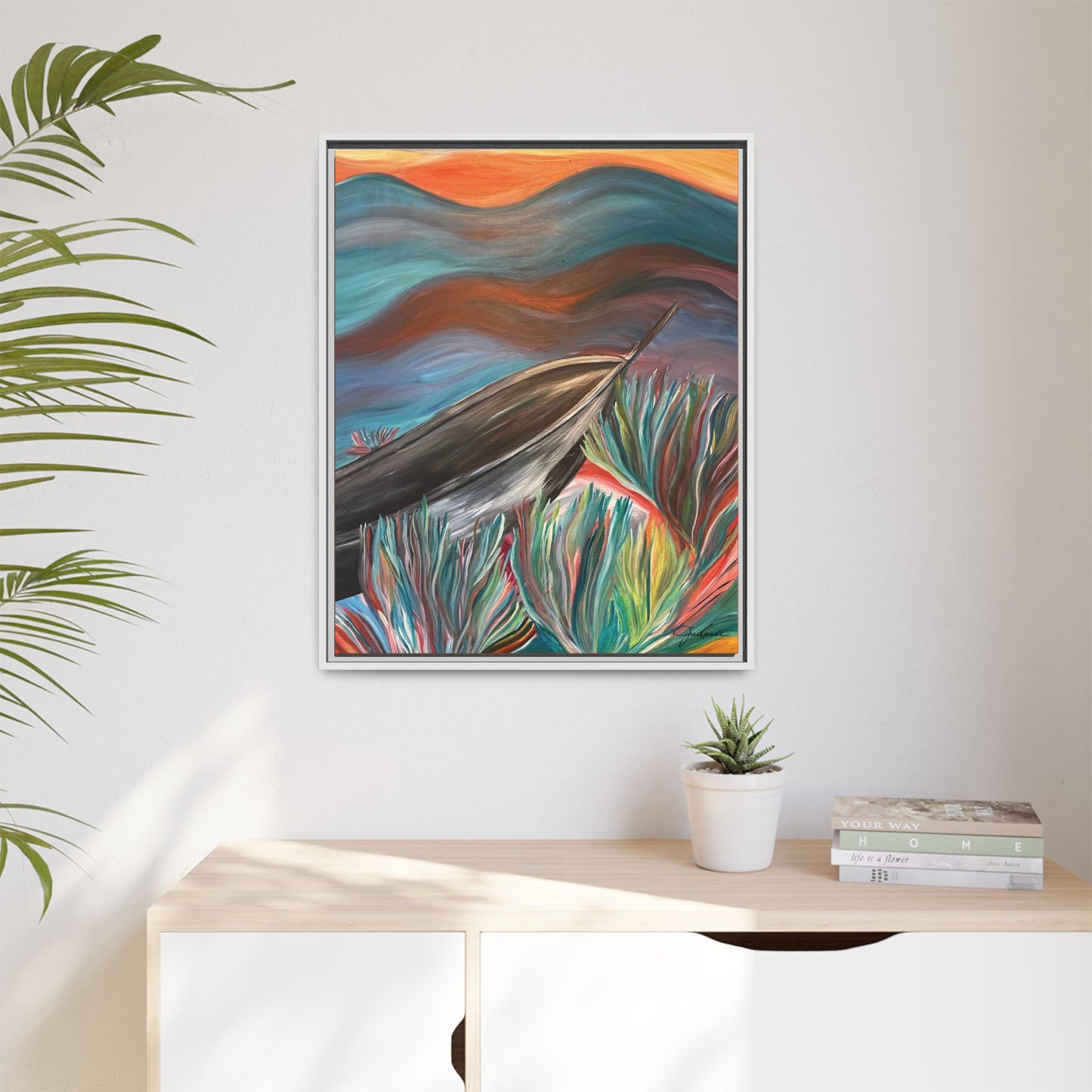 'Turn Your Pain Into Power' Canvas Print