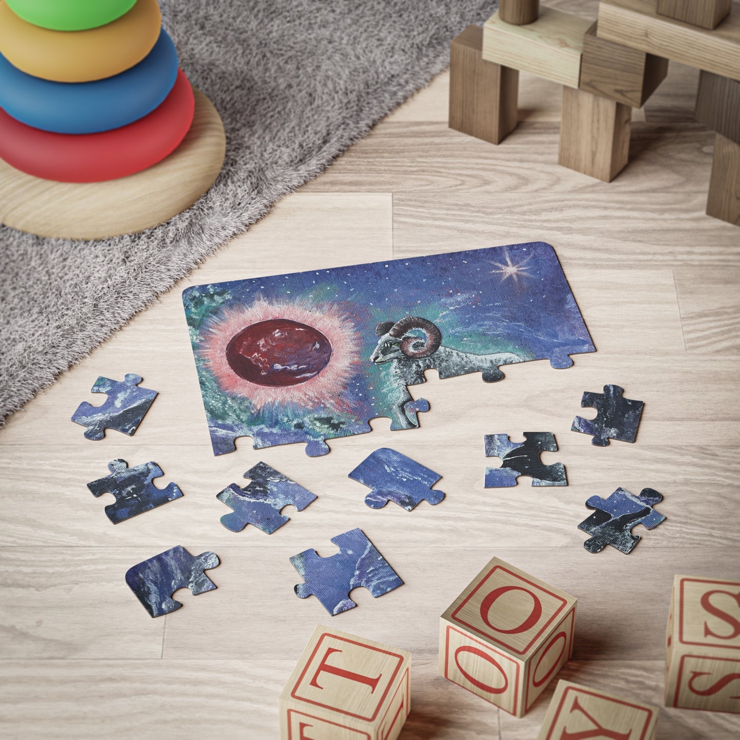 Kids Puzzle Aries Design 30-Piece