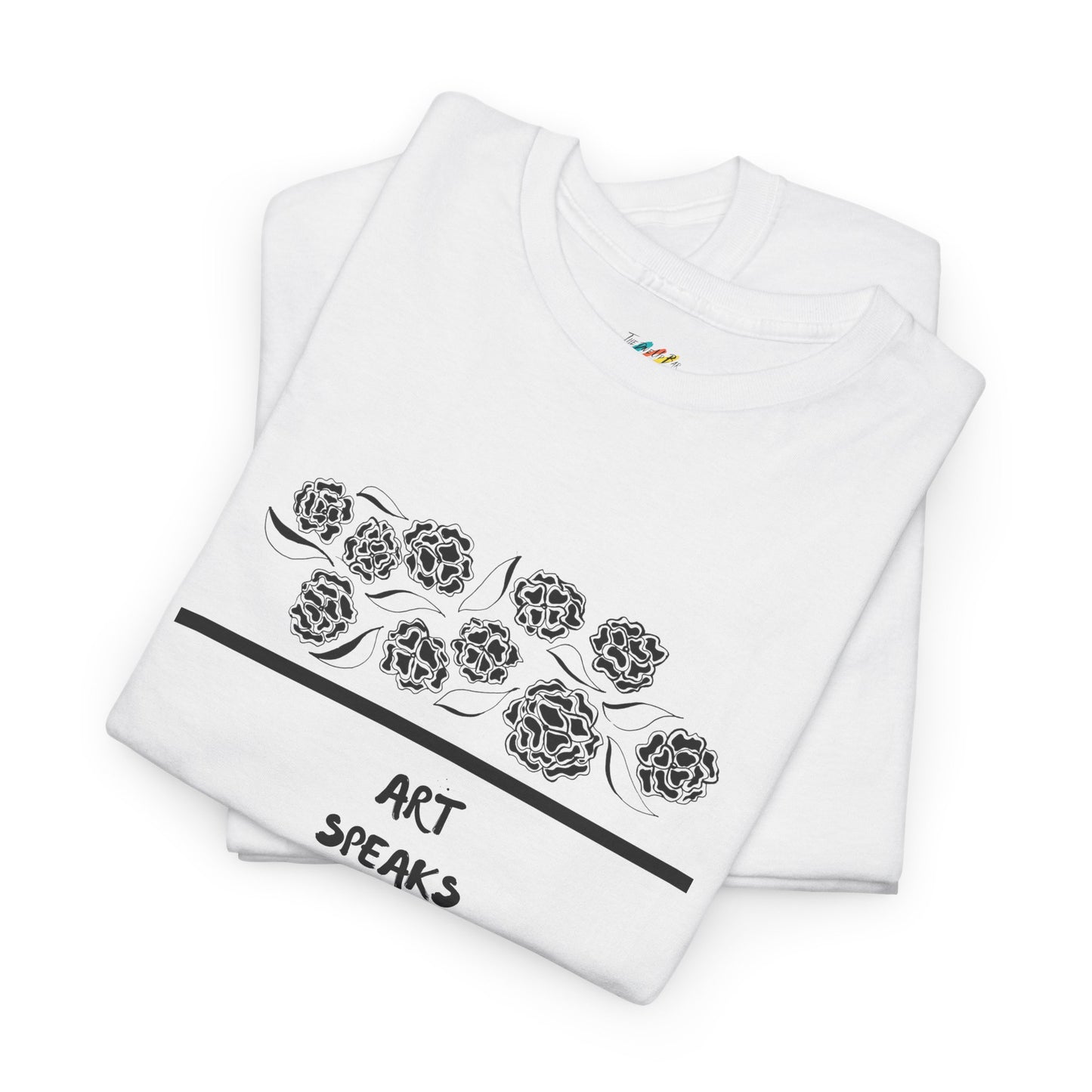 Art Speaks When Words Fall Short - Heavy Cotton Tee