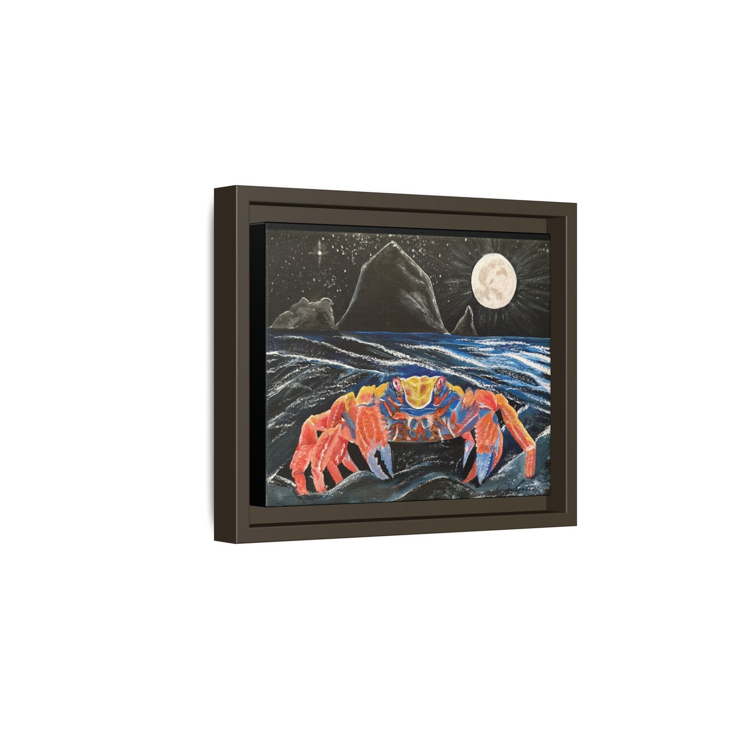 For the Love of Cancer - Zodiac inspired Framed Canvas Print