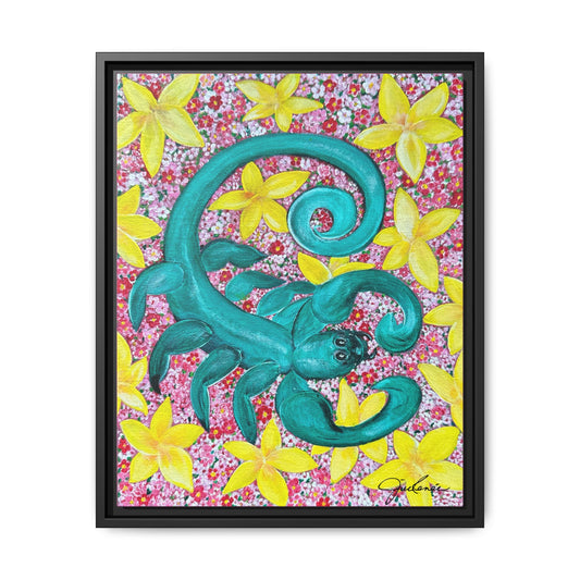 Canvas Print, Scorpio Framed Wall Art - Rebirth in Bloom, Astrology Home Decor, Scorpio Gift, Zodiac Sign Art, Truth and Transformation