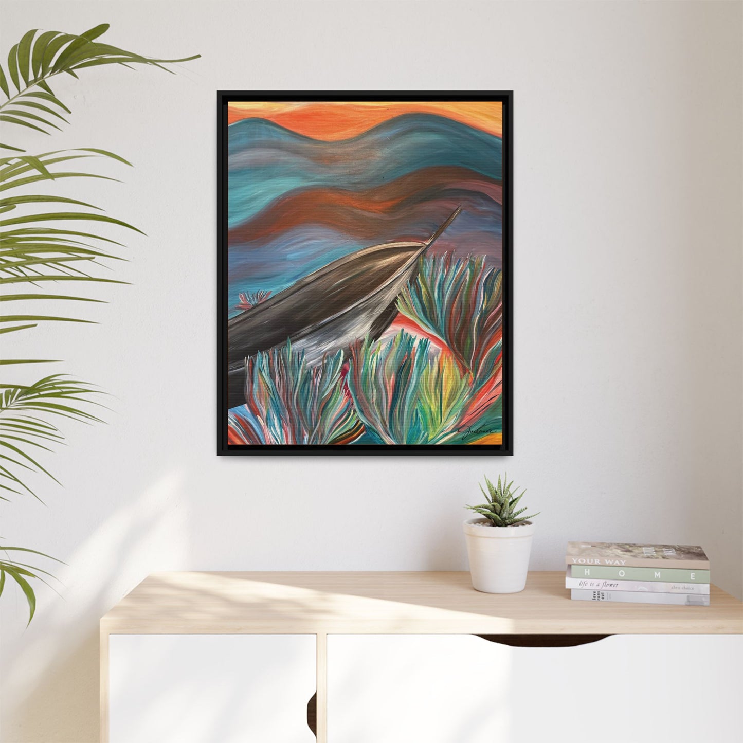 'Turn Your Pain Into Power' Canvas Print