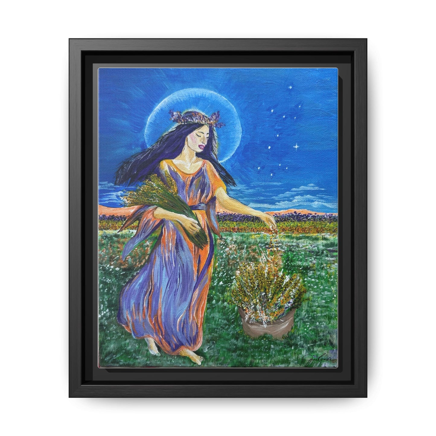 Virgo Zodiac Sign - Canvas Print