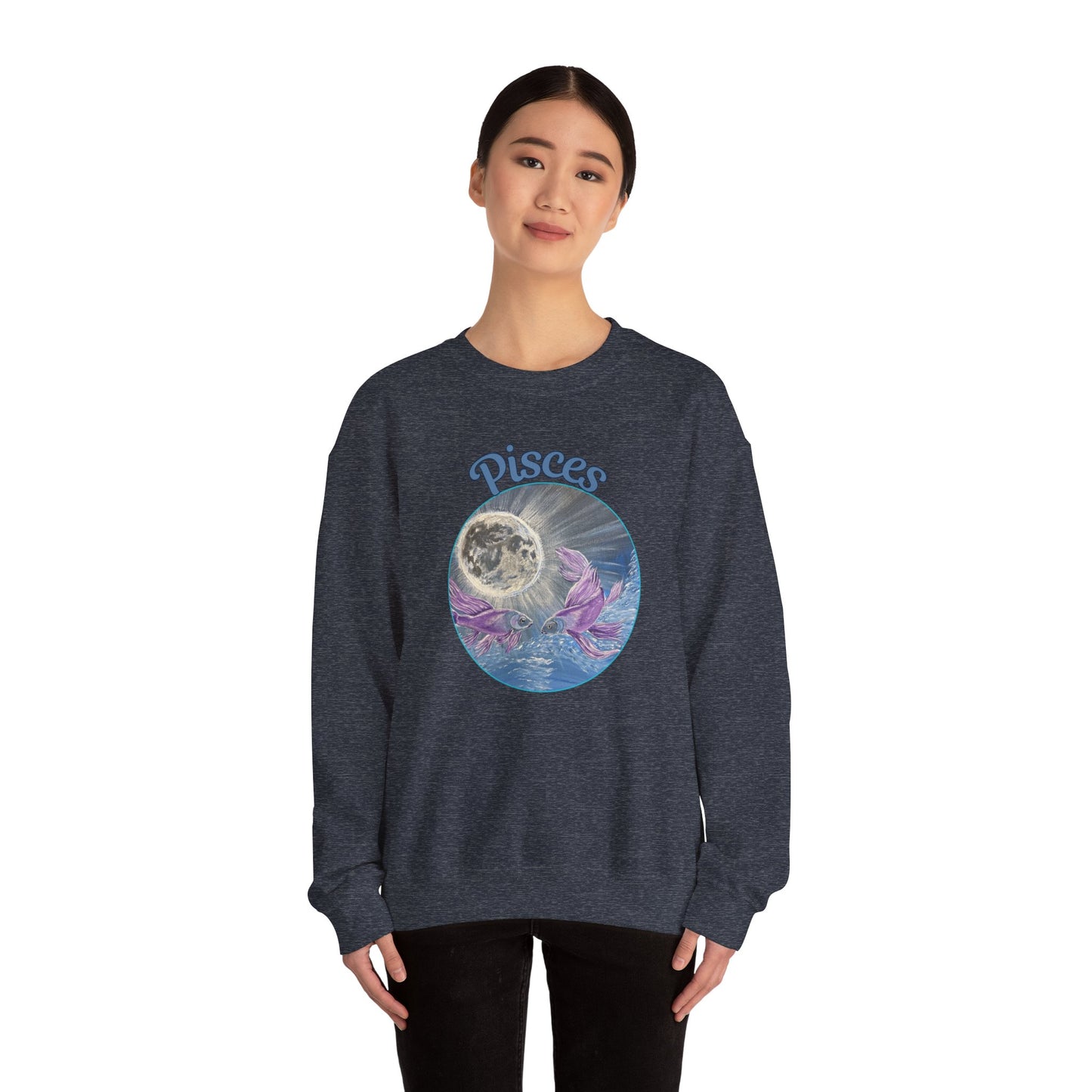 Pisces Crewneck - Sweatshirt Inspirational and Colorful