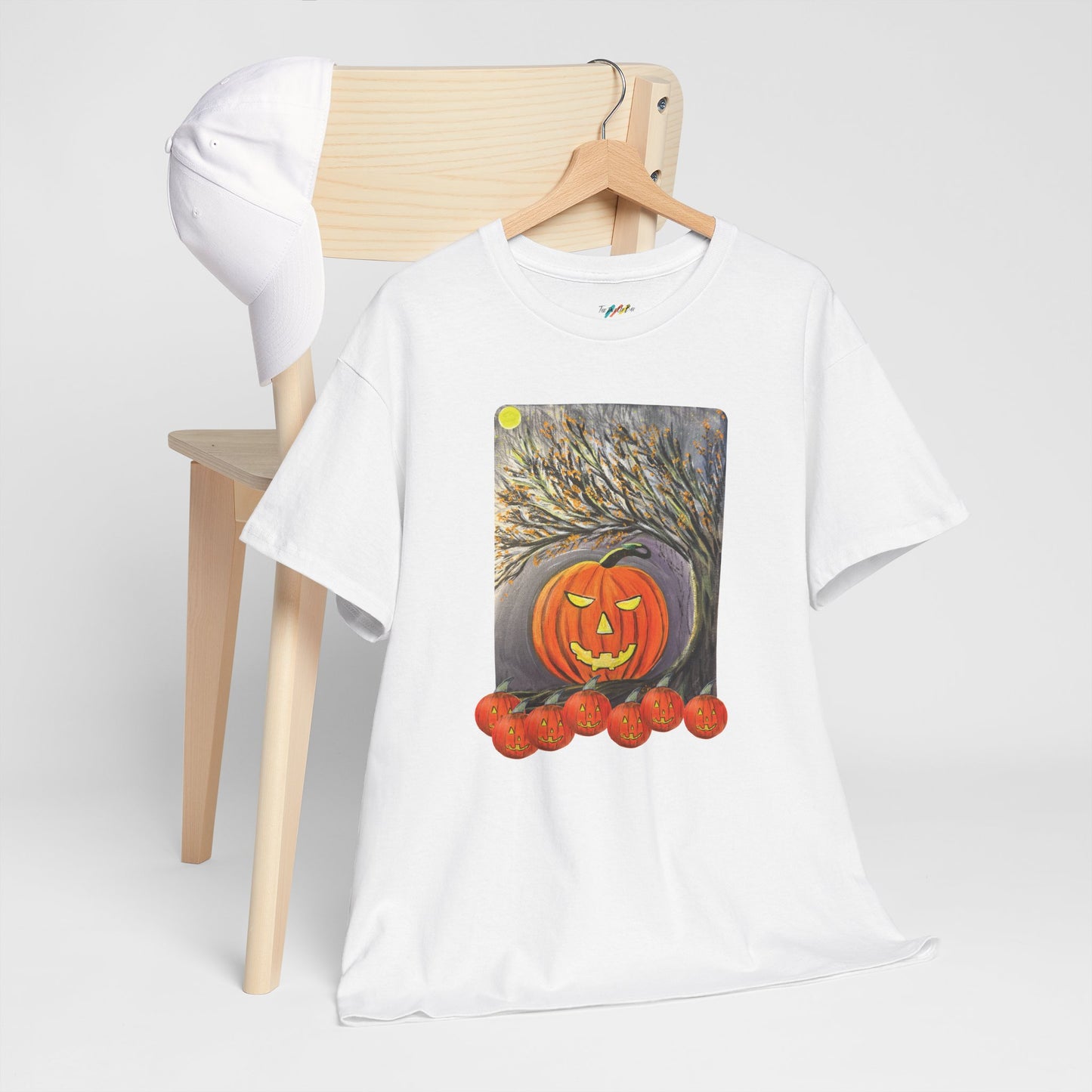 Jack-o'-Lantern Pumpkin T-Shirt | Halloween Pumpkin Patch Tee