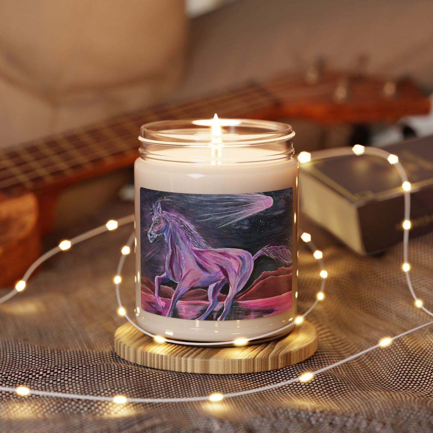 Fire Horse Cosmic Candle 9oz Soy Wax Candle | Jill Renee Artwork