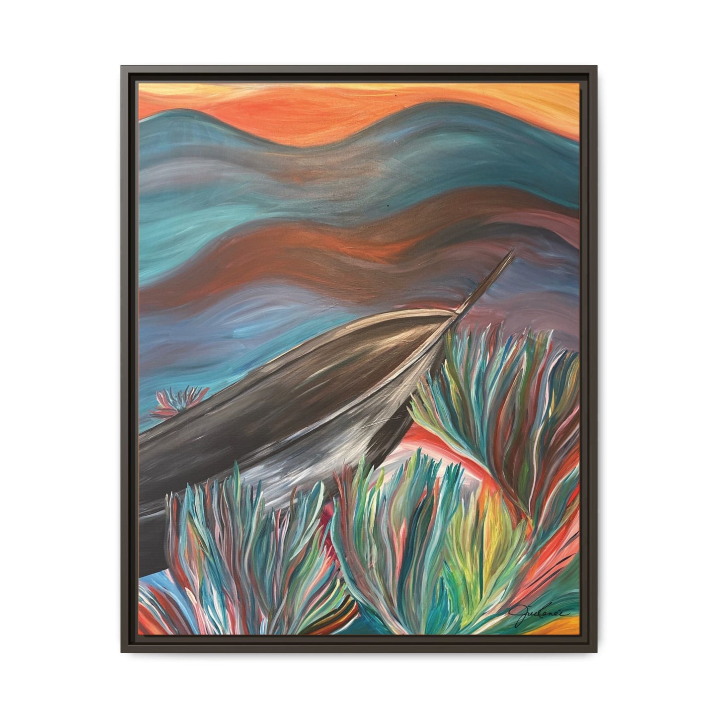 'Turn Your Pain Into Power' Canvas Print