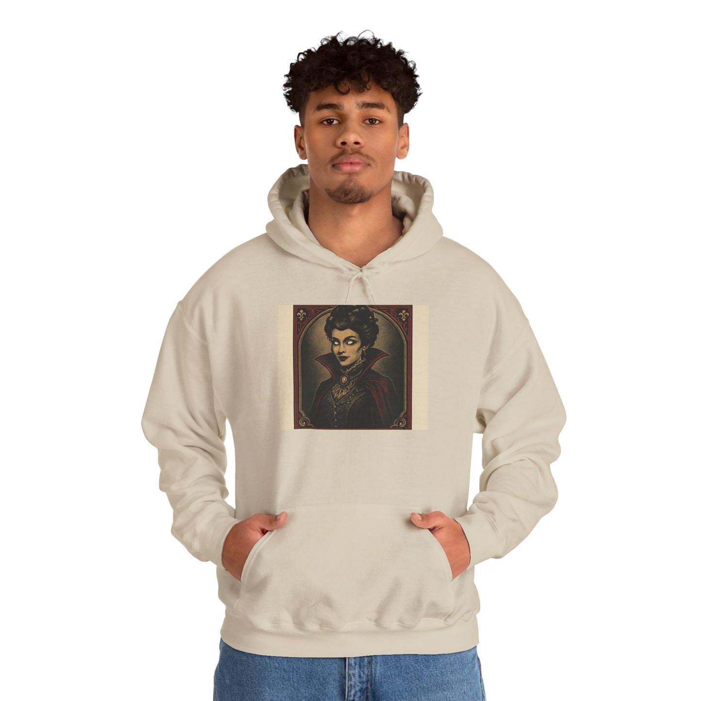 Vintage Vampire Hooded Sweatshirt