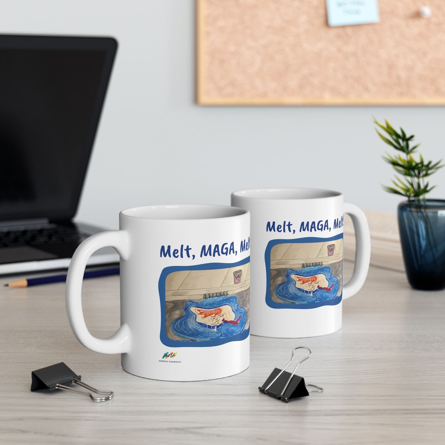 Ceramic Mug - Melt, MAGA, Melt