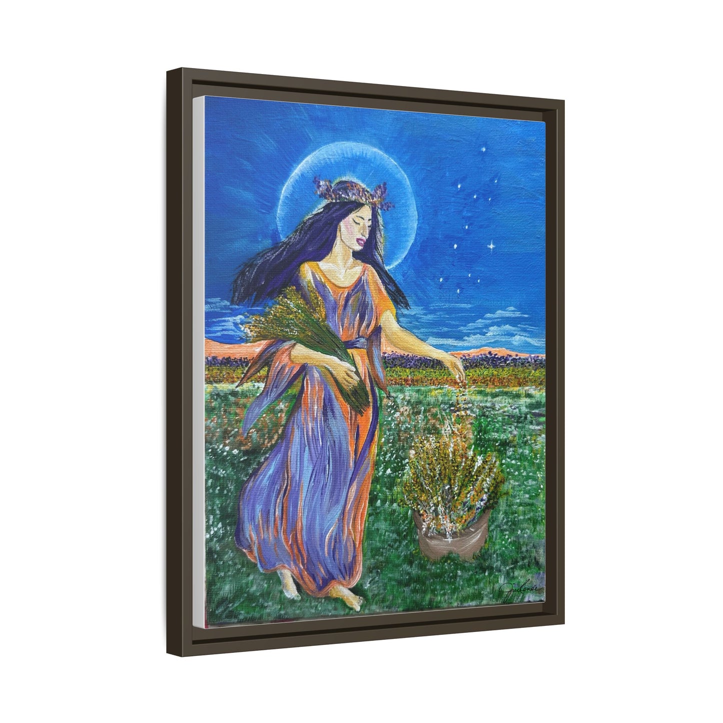 Virgo Zodiac Sign - Canvas Print