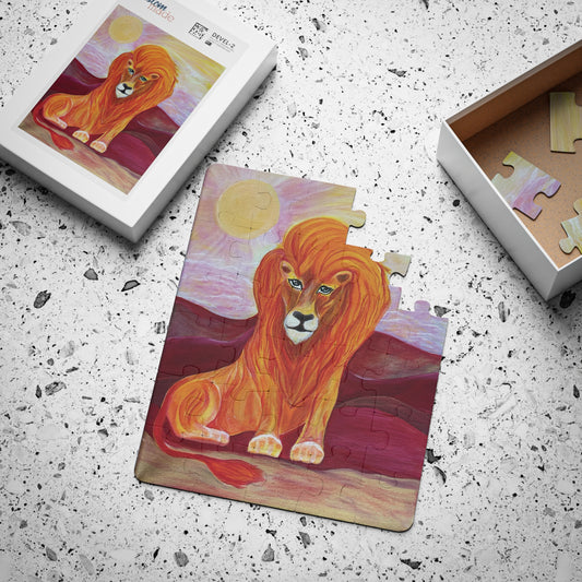 Kids Puzzle Leo Design 30-Piece Puzzle