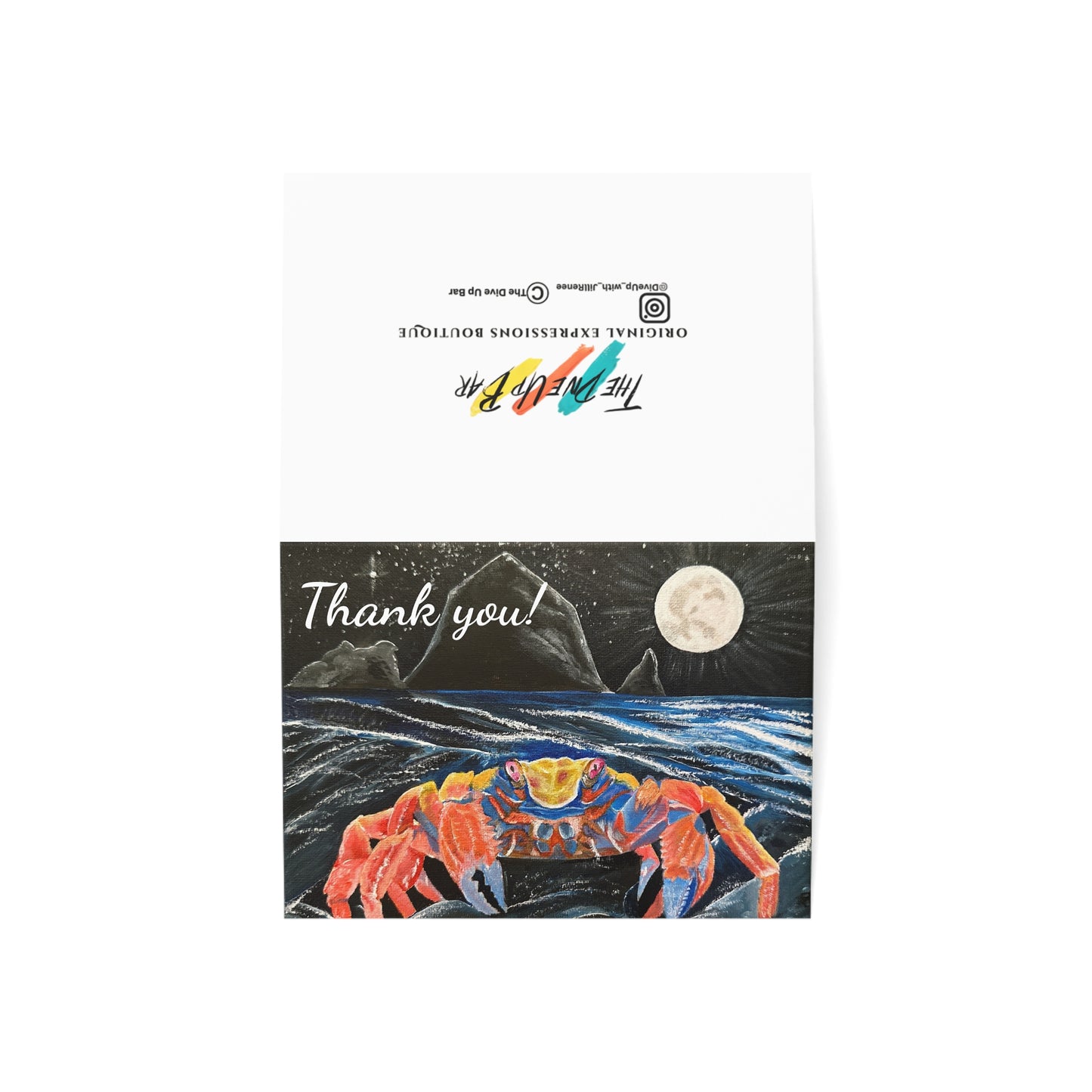 Thank You Cards - Inspired by Zodiac Cancer Sign