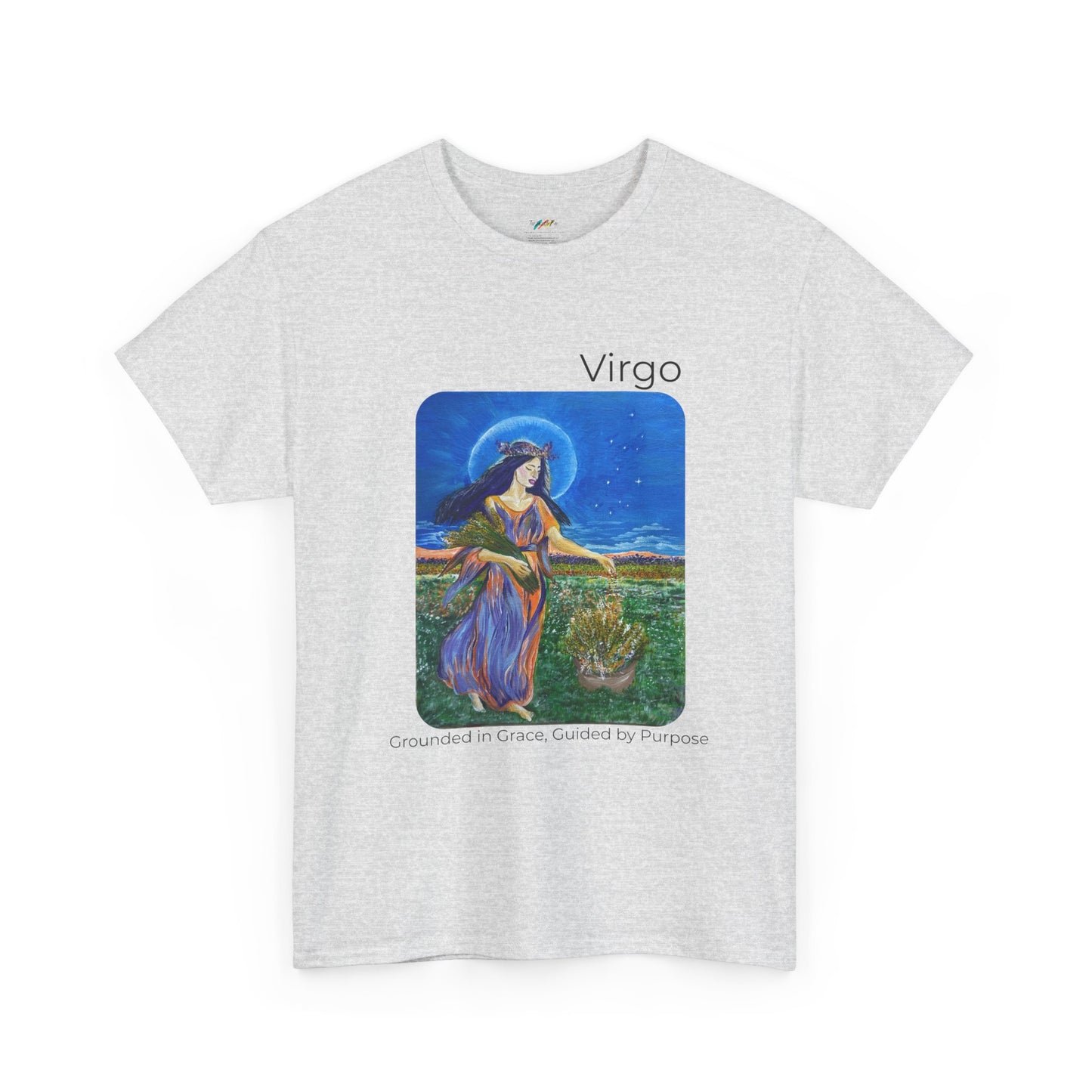 Virgo T Shirt - Guided by Grace, Grounded in Purpose