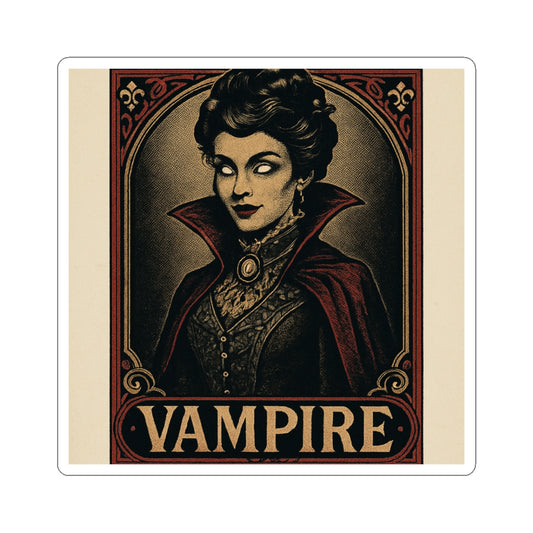 Spooky Vampire Kiss-Cut Stickers