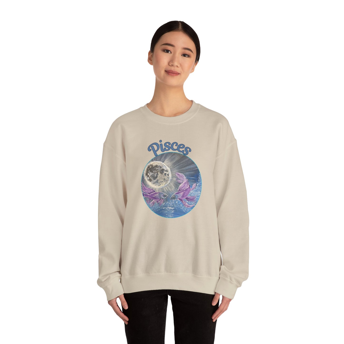 Pisces Crewneck - Sweatshirt Inspirational and Colorful