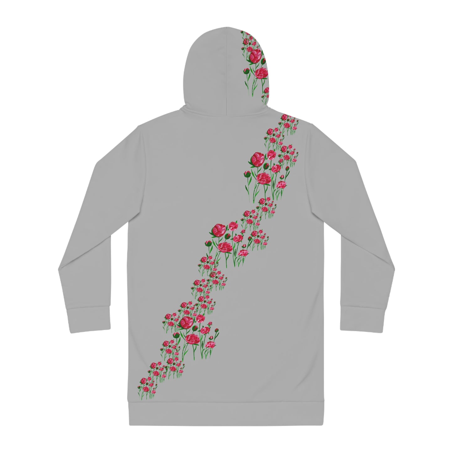 Floral Peony Sweatshirt Dress