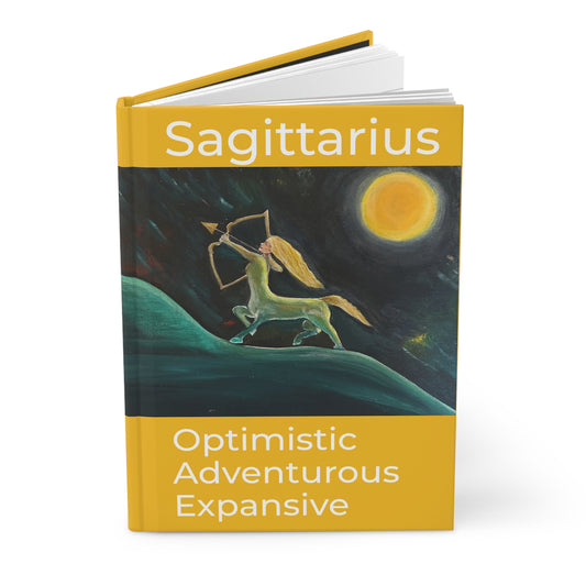 Sagittarius Zodiac Archer Hardcover Journal | Astrological Notebook