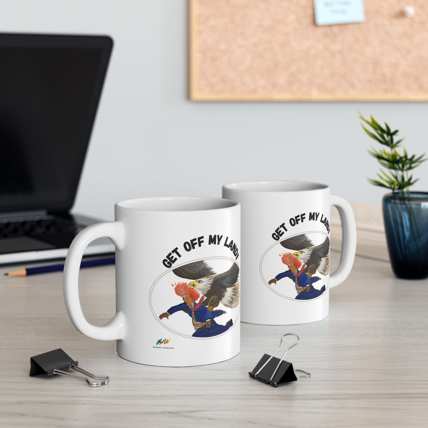 Ceramic Mug - Get Off My Land