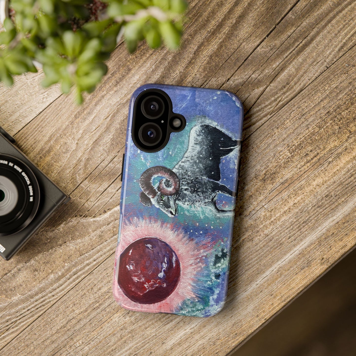 Tough Phone Case Aries Design by Dive Up